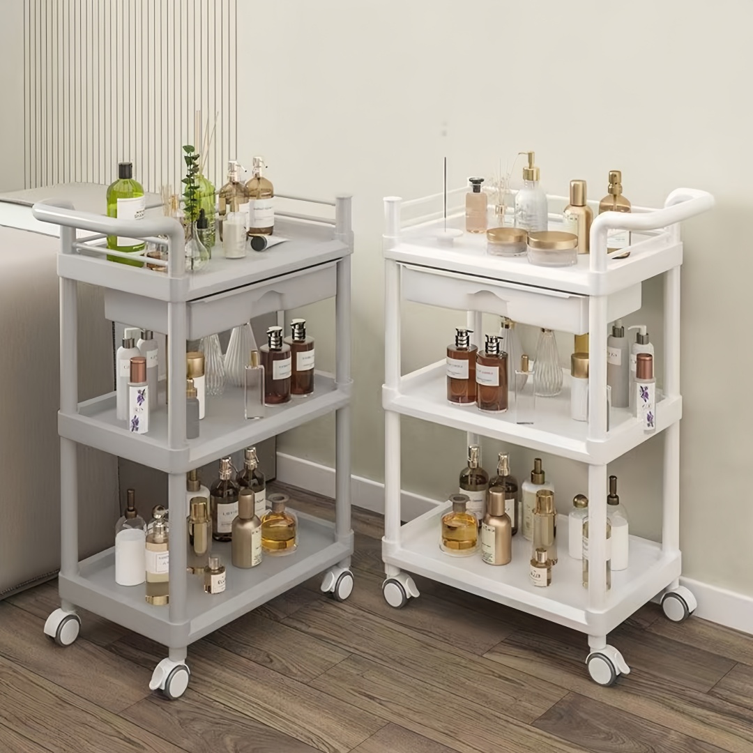 Medical Lab Furniture - Carrinho Utilitário Médico de 3 Níveis