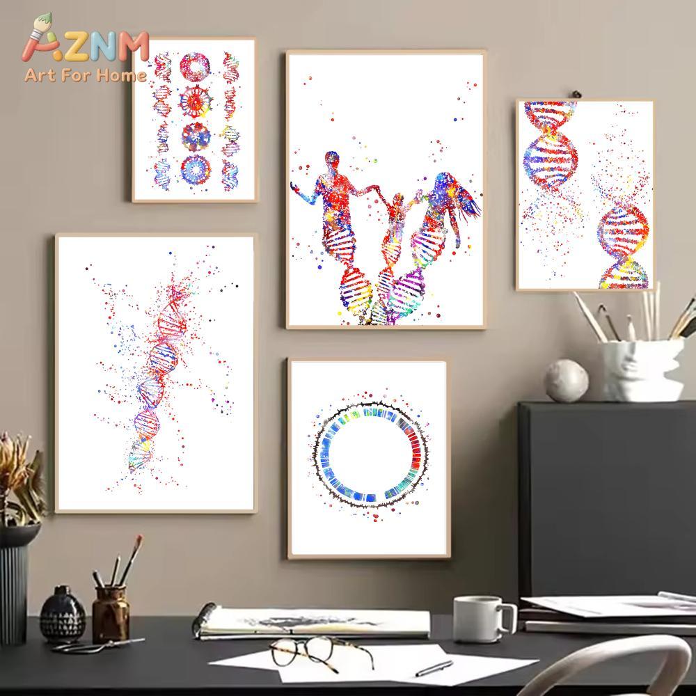 AZNM Pôster de Parede Colorido - Medical Lab And Science avaliação e preço