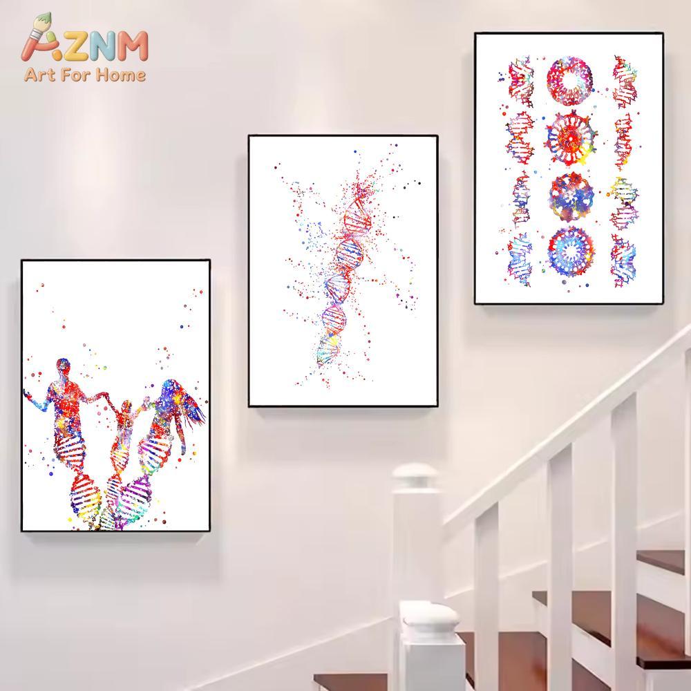 AZNM Pôster de Parede Colorido - Medical Lab And Science avaliação e preço