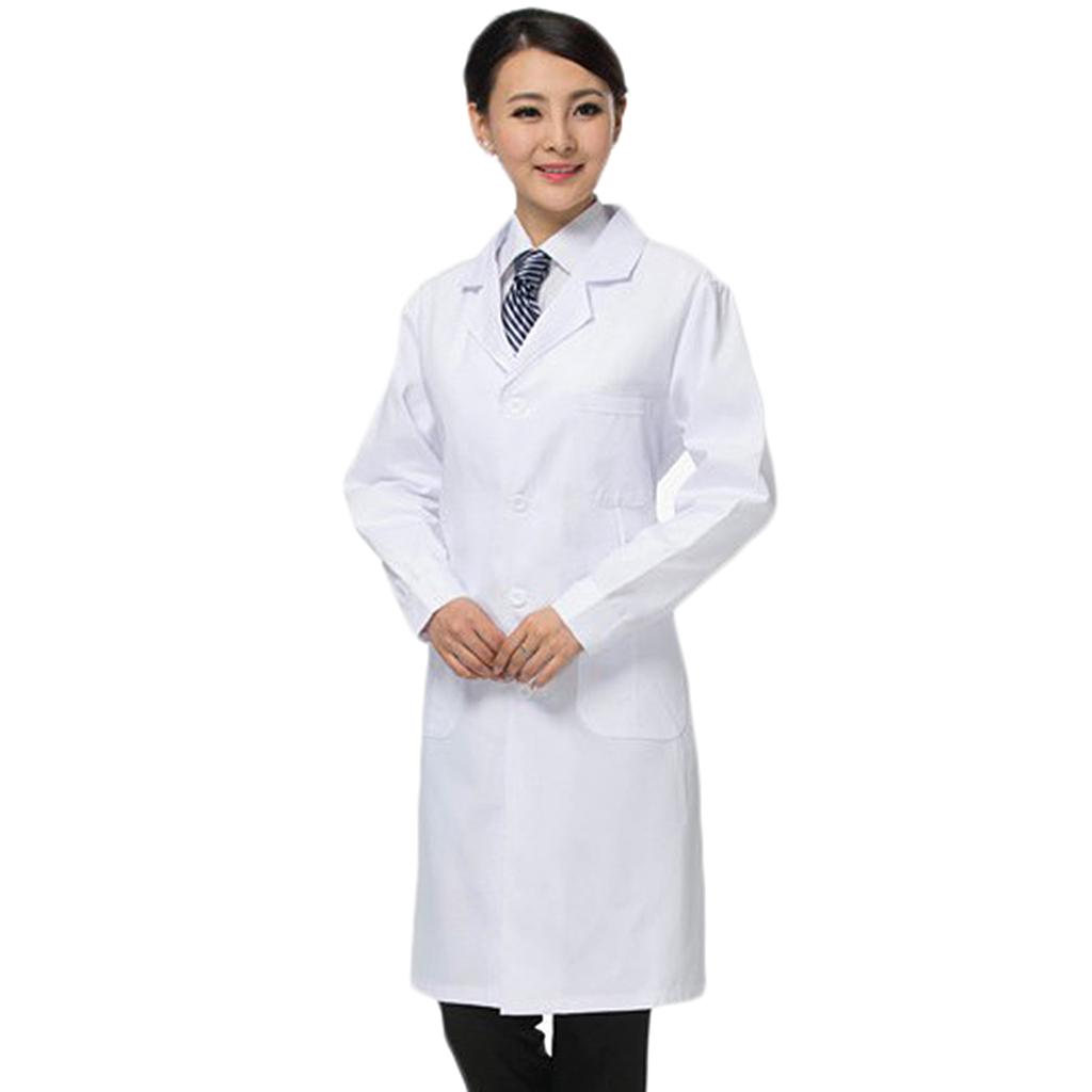 Jaleco de Algodão de Manga Lon - Medical Lab Work avaliação e preço