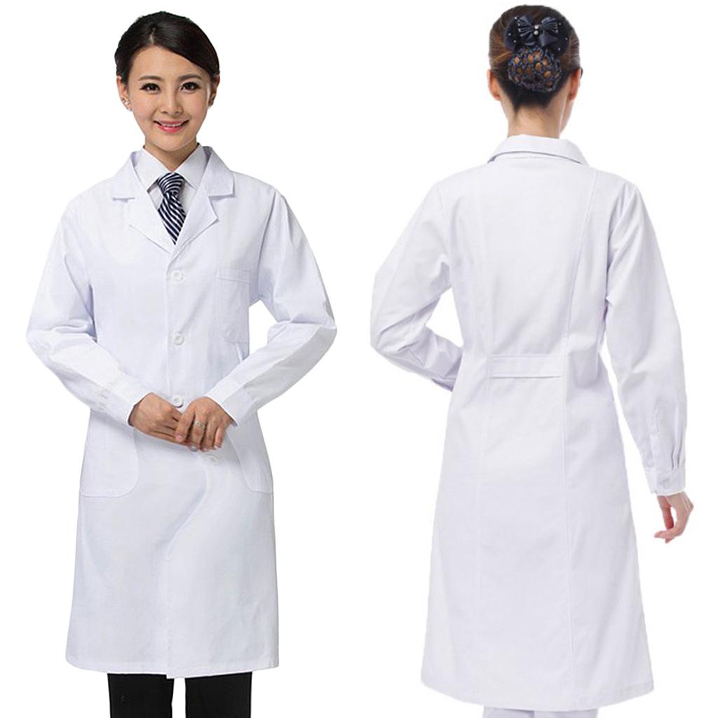 Jaleco de Algodão de Manga Lon - Medical Lab Work avaliação e preço