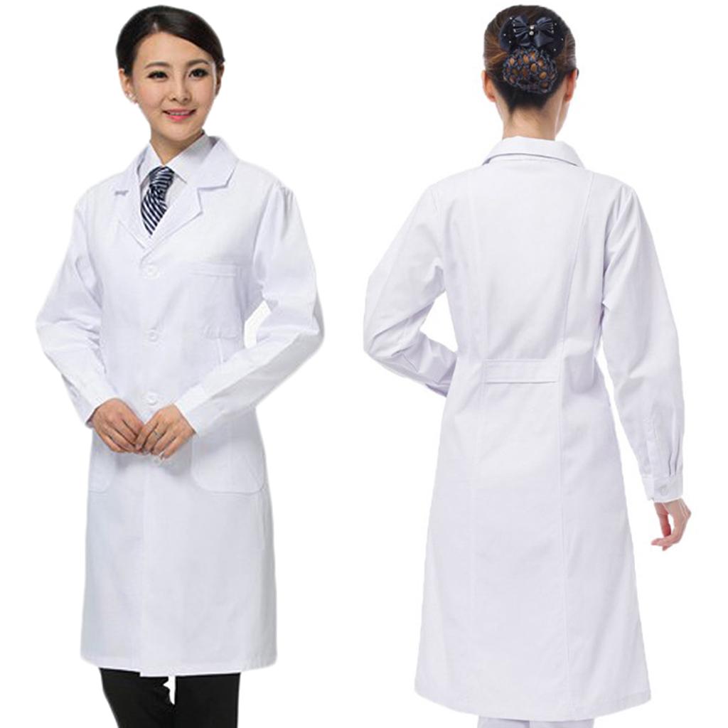 Jaleco de Algodão de Manga Lon - Medical Lab Work avaliação e preço